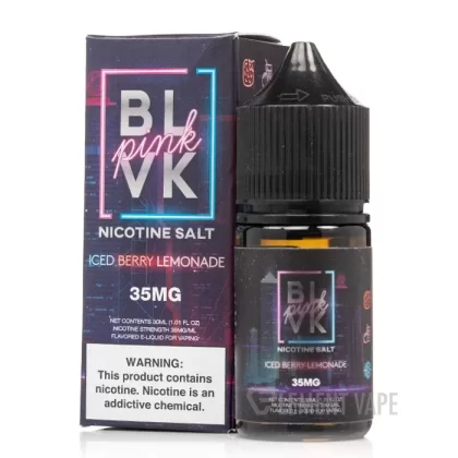 ICED Berry LEMONADE SALT – BLVK Pink Series – BLVK – 30mL