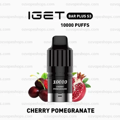 IGET Bar Plus S3 Pod – Cherry Pomegranate - Ozvapeone (7E169B)