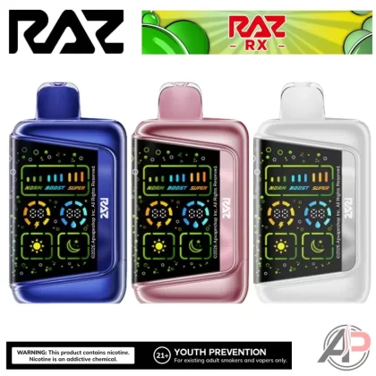 Raz RX50k Puffs Disposable Vape Device - Blue Razz Batch, Code Blue