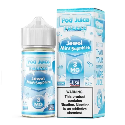 Pod Juice FREEZE - Jewel Mint Sapphire - 100ML E-Liquid