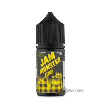 Jam Monster Salt – Lemon 30mL - Vape Product, Vape Product