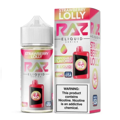 RAZ - Strawberry Lolly - 100ML E-Liquid