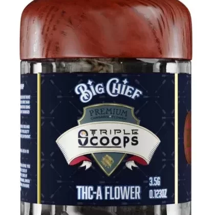Triple Scoops Big Chief THC-A Flower 3.5G - Ejuicewarehouse