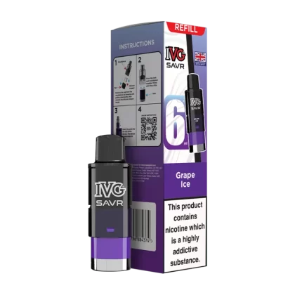 Grape Ice IVG SAVR Refill Pack - Vapeshop Co