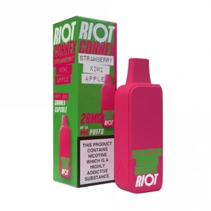 Riot Squad Connex Strawberry Kiwi Apple Nic Salt E Liquid Pod