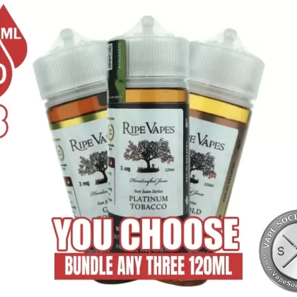 Ripe Vapes Bundle 3x120ml (360ml)