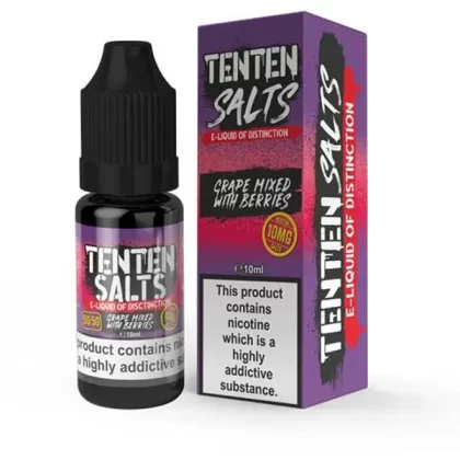 Grape Mixed Mixed Berries TenTen Salts E-Liquid - 20mg