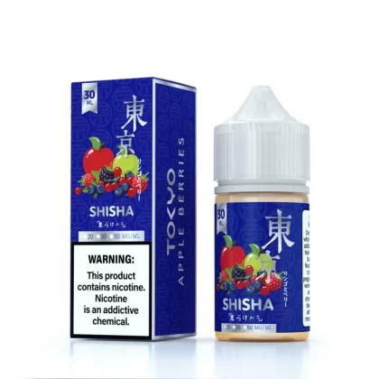 Tokyo Silver Shisha Series – Apple Berries 30 ml (20/30/50mg) - Vapebar Pk