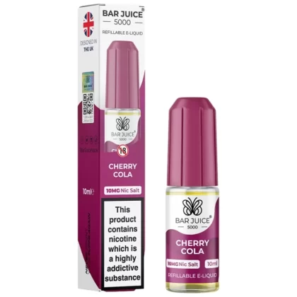 Cherry Cola Nic Salt E-Liquid by Bar Juice 5000 (10ml) - 20mg
