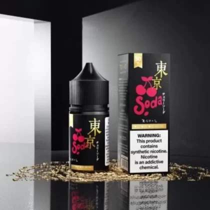 TOKYO GOLDEN – CHERRY SODA SALTNIC - NICOTINE#20MG>30MG>50MG