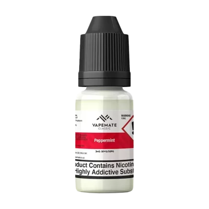 Vapemate Classic Peppermint 10ml - Blend#50VG / 50PG>70VG / 30PG0mg>3mg>6mg>12mg>18mg