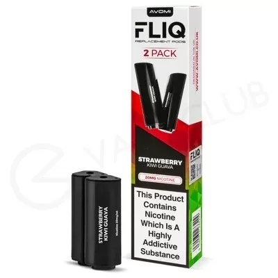 Strawberry Kiwi Guava Avomi Fliq Prefilled Pods - Ecigpremium