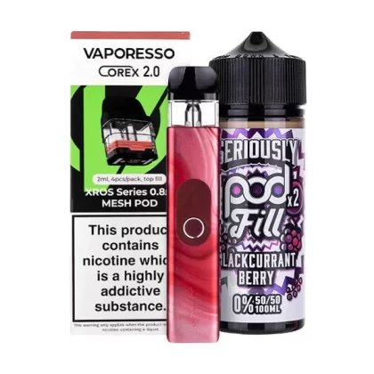 Vaporesso XROS 4 Nicotine Free Bundle - Bloody Mary / 0.6ohm (Mesh)