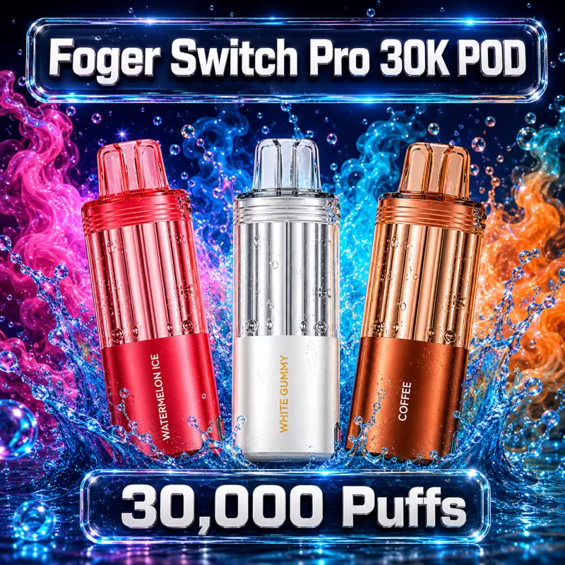 Foger Switch Pro 30K POD TEXAS COMPLIANT AVAILABLE - Frozen Blueberry (Texas Compliant) - Image 2