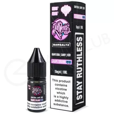 Grape Drank on Ice Nic Salt E-Liquid by Ruthless