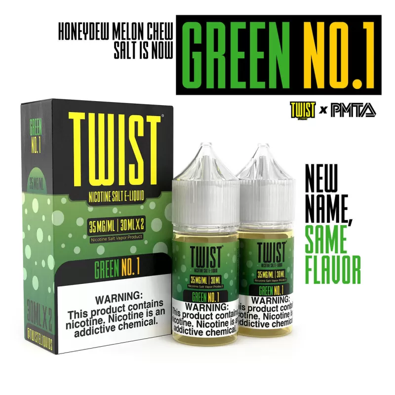 TWIST Salt Nic Premium E-Liquid 30ml 2pk - Iced Pucker Punch / 35mg - Skullvaping - Image 2
