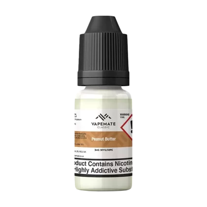 Vapemate Classic Peanut Butter 10ml - 70VG / 30PG / 12mg (Discontinued) - Ecigwizard