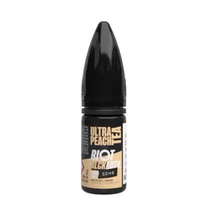 Ultra Peach Tea E-Liquid Black Edition by Riot Squad (10ml) - 5mg
