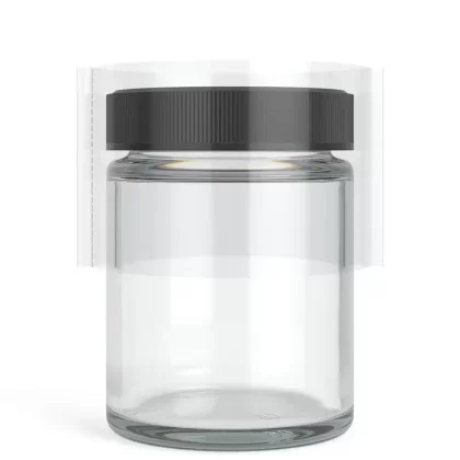 Tamper Evident | Heat Seal PETG Shrink Bands | 90mm x 45mm – Clear Plastic – 1000 Count