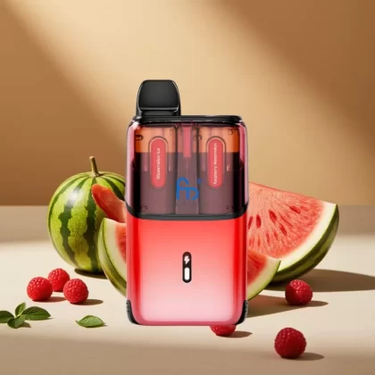Fumot Ultra T32000 Disposable Vape – 24ml Watermelon Ice Raspberry with 800mAh Fast Charging