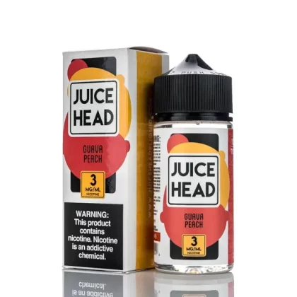 Juice Head E-Liquid - Guava Peach - 100ml - 3mg