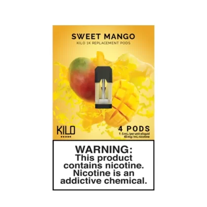Sweet Mango – Pack of 4 Pods by Kilo 1K - Vape Product