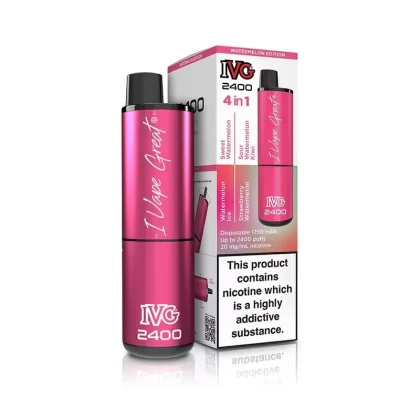 IVG 2400 2 in 1 Multi Flavour Watermelon Edition