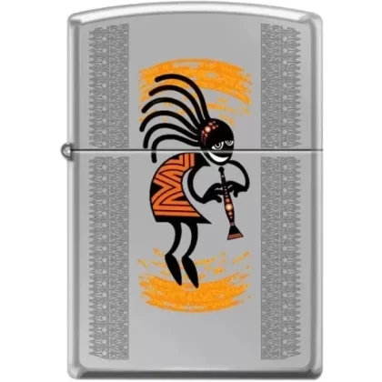Zippo Lighter – Kokopelli High Polished Chrome