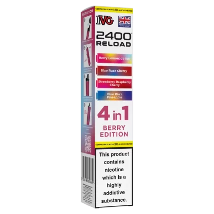 Berry Edition IVG 2400 Refill Pods - 20mg - Vape Product (6D64C7)