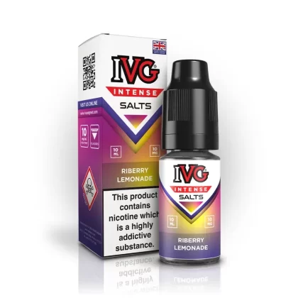 IVG Intense Nic Salt E Liquid Riberry Lemonade - Nicotine strength#20mg>10mg (A266DD)