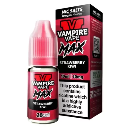 Strawberry Kiwi VV Max Nic Salt E-Liquid by Vampire Vape (10ml) - 10mg