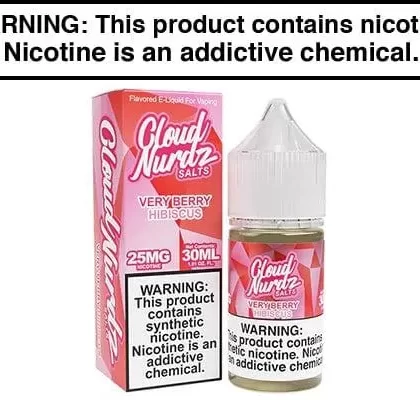VERY BERRY HIBISCUS BY CLOUD NURDZ SALT 30ML - Vapejuice