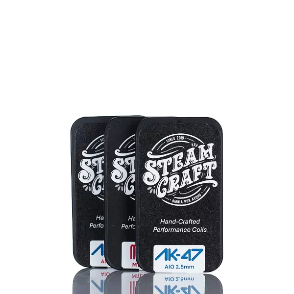 Steam Craft Customs Hand Crafted Coils - AK-47R (AIO) - 2.7mm 0.32 ohm