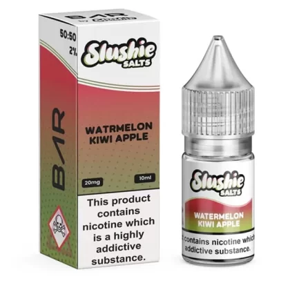 Watermelon Kiwi Apple Slushie Bar Nic Salts E-Liquid