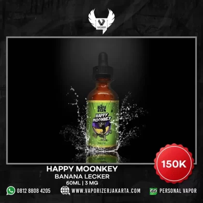 HAPPY MOONKEY BANANA SOFTCAKE LECKER 60 ML - 3 mg / 6 mg / 60 ml