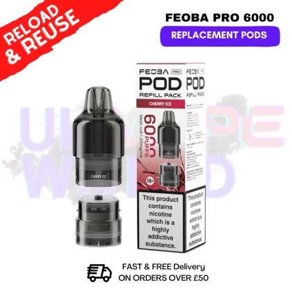Cherry Ice FEOBA Pro 6000 Replacement Pods