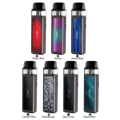 VOOPOO VINCI AIR POD KIT - Colour#Aurora>Aurora Blue>Space Grey>Carbon Fibre>Camoflauge>Classic Blue>Classic Red