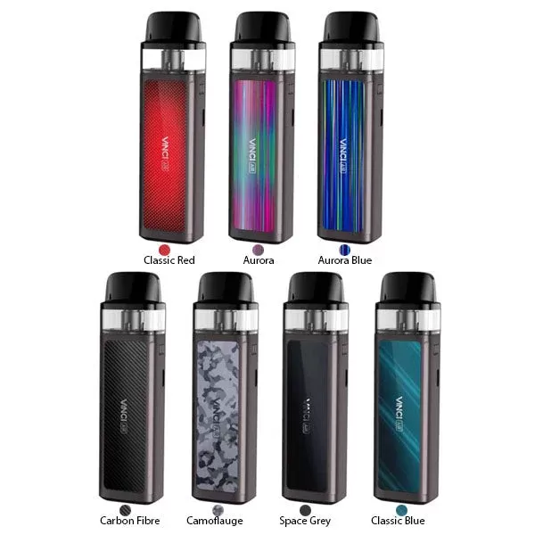 VOOPOO VINCI AIR POD KIT - Colour#Aurora>Aurora Blue>Space Grey>Carbon Fibre>Camoflauge>Classic Blue>Classic Red