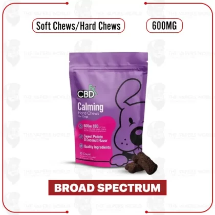 CBDFx CBD Dog Treats: Calming Chews 600mg - Thevapersworld