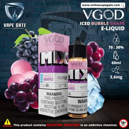 VGOD Iced Bubble Grapes - 60ml - 6 mg