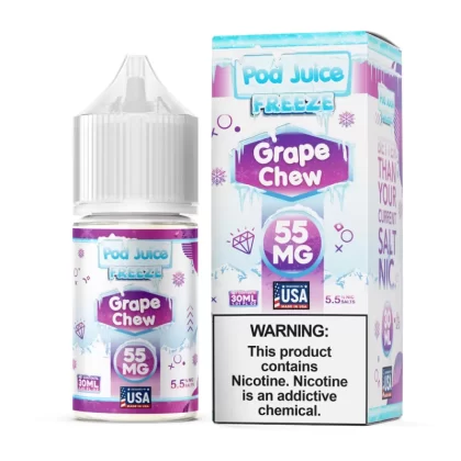 Pod Juice FREEZE - Grape Chew - 30ML E-Liquid - 55MG