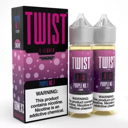 Twist e-Liquids Purple No. 1 eJuice - 120mL (2x60mL); Vape Product, Vape Product; Twist eLiquids