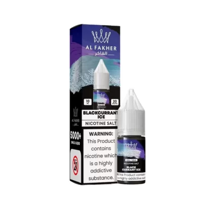 Al Fakher Blackcurrant Ice Nic Salt Vape Juice - 10mg