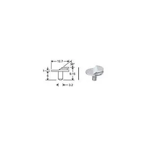 Low profile 36° FIB mount with short pin (6mm) for ZEISS/LEO