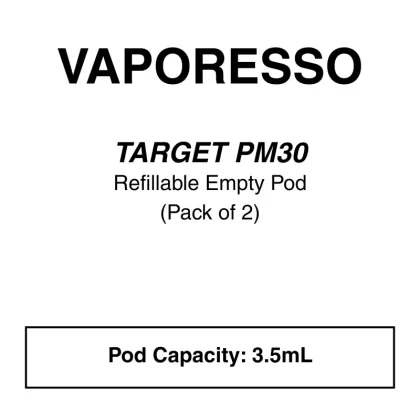 Vaporesso Target PM30 Replacement Pod/Pack of 2
