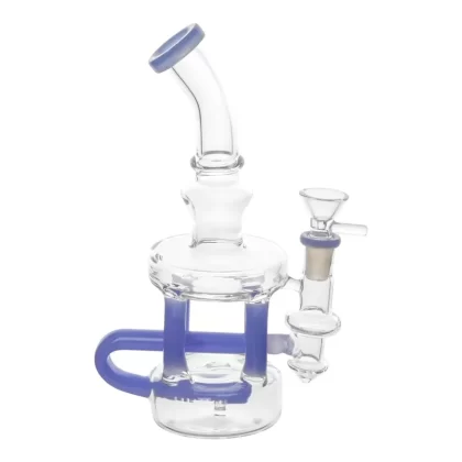 Cylindric Recycler Tube Bong – 8in