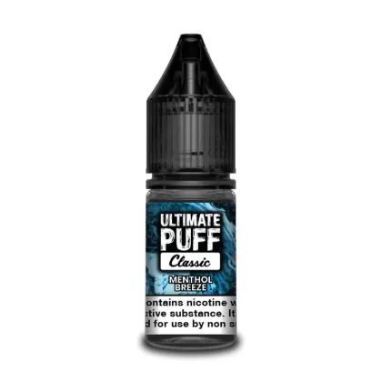 Ultimate Puff Classic Menthol Breeze 10ml Vape Juice - 10 Pack - Strength 12mg