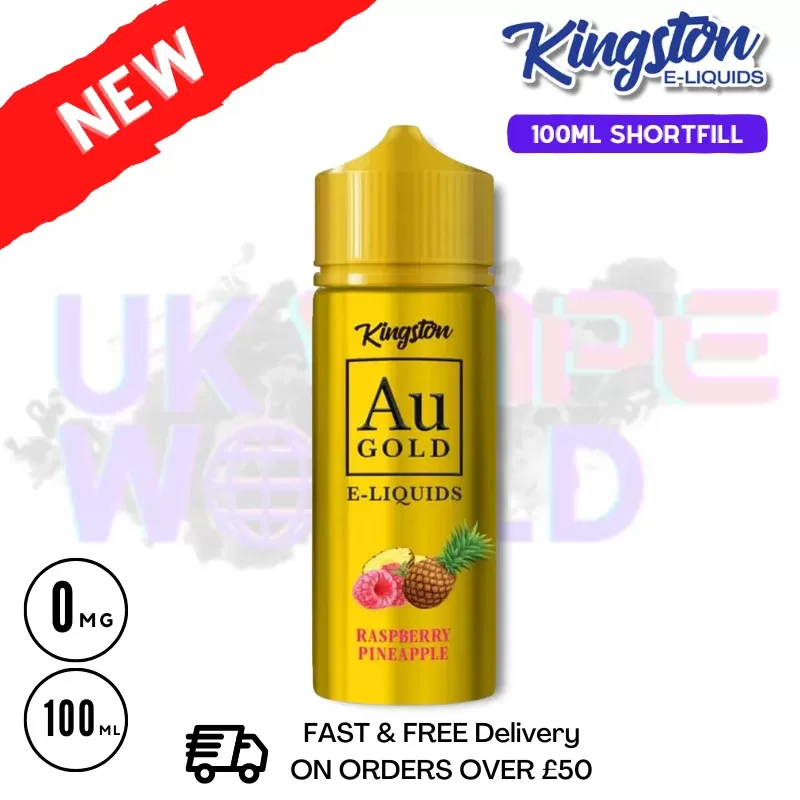 Raspberry Pineapple AU Gold Kingston 100ML Eliquid