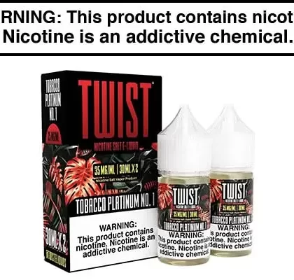 TOBACCO PLATINUM NO. 1 BY TWIST SALT 60ML - Vapejuice