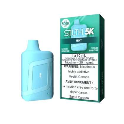 STLTH 5K - Mint - 20 mg/mL (wholeseller) (SK) - Excise FED, 20 mg/mL (DSD) (SK) - Excise FED